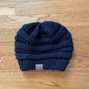 Black CC Winter Hat